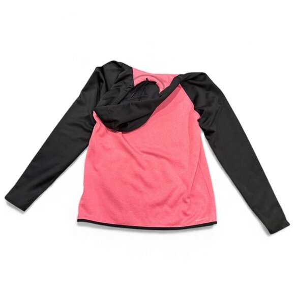 🌟 Nike Therma-FIT Pullover Hoodie Sweatshirt – Women’s Medium  Pink Black– EUC - Picture 2 of 7